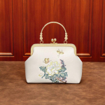 Naiste kott k&otilde;rgekvaliteediline kerge luksus tikitud Hiina cheongsam kott brokaadist &otilde;lakott kirjanduslik kett naiste kott