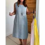 DAFIFY Naiste mood suvine kevadine &uuml;hev&auml;rviline printimine varrukateta O-kaelusega vaba v&ouml;&ouml;kohaga vabaajakleidid XXXXXL