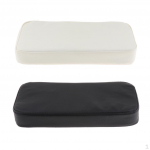 2x PU Leather insserts Massage Bed Table Head Bolster Salon Home