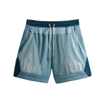 Kith Palette Turbo l&uuml;hikesed p&uuml;ksid Majestic Meeste Alaosad Sinised KHM060108-407 XL