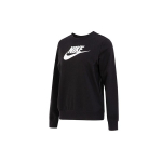 Nike Sport vabaaja &uuml;mmarguse kaelusega dressipluus naiste topid must DQ5833-010 XS