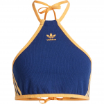 Adidas Soonuskaelusega Strappy Pikkade Varrukatega Lapitehnika Prindiga Logoga Seljast Siduv Topp Meeste Topid Tume Sinine JH0612 L