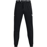 Under Armour Project Rock Frotee Jooksup&uuml;ksid Logotr&uuml;kiga Keskmise K&otilde;rgusega Mansetiga Vabaaja P&uuml;ksid Meeste Jooksup&uuml;ksid Must 1355634-002 L
