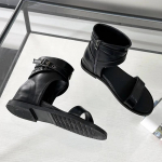Moodsad Uue Varbaava Ankle Boots Naistele Suvine Mood Neetidega Pandla Disain Ruudukujuline Konts K&otilde;rged Lamedad Sandaalid Elegantne Nahast Saapad 35 must