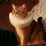 Dog Cat Ruffle Pet Supplies Prop Necklace Bibs Kitten Puppy Dress up Elizabethan Neck