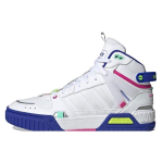 Adidas Neo D-Pad Nahast Mugavad Trendikad Keskmise K&otilde;rgusega Rula Kingad Unisex Rula Kingad Valge Sinine HQ6556 40⅔ white