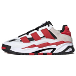 Adidas Originals Niteball Nahast Spordikaduaalsed Libisemisvastupidavad Vastupidavad Madalad Vabaajajalatsid Unisex toss Punane Valge FY7992 36⅔
