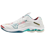 Mizuno Wave Lightning Z7 &Uuml;marotsaga Mugavad Madalad Treeningjalatsid Unisex Tossud Valge Punane Roheline V1GA220048 37 white