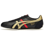 Onitsuka Tiger Runspark Retro Mugavad Libisemiskindlad Vastupidavad Madalad Vabaaja Linnas K&auml;imiseks Jooksujalatsid Unisex toss Must Kuld 1183B480-001 39.5