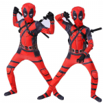 T&auml;iskasvanute ja laste cosplay kost&uuml;&uuml;m: &Auml;mblikmees ja Deadpool Halloweeni kombinesoon Size 110