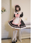 Suuruses Kohviku Neiu Cosplay Printsessi Kleit Naiste Rollim&auml;ngu Peole Small