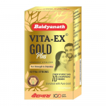 Baidyanath Vita Ex Gold Plus 10 kapslit Ayurveda Tugevus Energia Vastupidavus Tugevdaja Looduslike Mineraalidega