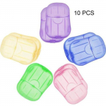 Feuilles de Savon Jetables, 10x Bo&icirc;tes &agrave; Savon Portable pour Quotidienne, Randonn&eacute;e, Voyage, Autres Activit&eacute;s en Plein Air - 200pcs