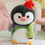 Uus pingviini kallistav kala pehmem&auml;nguasi pehme t&auml;idisloom pingviin Kawaii peluche toakujundus s&uuml;nnip&auml;evakingitus 25cm