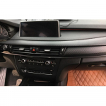 1 komplekt 3D s&uuml;sinikkiust mustriga sisekujunduskleebised BMW X5 F15 2008-2018 jaoks