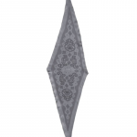 MAYA SAPANA Tr&uuml;kitud Siidist Rombiline Sall - Hall Flanell Grey Flannel