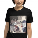 Anime Koolit&uuml;druk &Otilde;udus Ps&uuml;hho &Otilde;udne L&uuml;hikeste Varrukatega Unisex T-s&auml;rk 4XL
