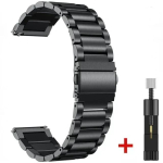 Kella k&auml;epael KOSPET TANK T3 Ultra nutikellale Roostevabast terasest rihm KOSPET TANK M3 Ultra jaoks Metallist rihm KOSPET TANK T2 T3 gray
