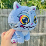 AKpop Deemonik&uuml;tid Derpy Tiiger Pehme M&auml;nguasi Anime K&uuml;tt Pehme Kogutav Kuju cosplay kost&uuml;&uuml;m huntrix sinine Kawaii Loomad Rippuv One Size