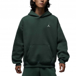 Jordan Brooklyn Fliis Lihtne Mugav &Uuml;hev&auml;rviline Kapuutsiga S&auml;rk Meeste kapuutsid Tume-Roheline Sail IB7236-316 S