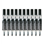 Pentel tahvelimarker Knockle &uuml;mar ots keskmine must 10 tk