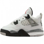 Air Jordan 4 Retro White Cement TD 2025 IB4387-100 Suurus 5C-10C EU 21 armee roheline v&auml;rv