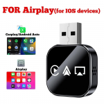 Q1AS 3-in-1 Auto AI Box Juhtmega juhtmevabaks WiFi Carplay Plug & Play Android Auto adapter Airplay MirrorLink nutikas dongel v&auml;rske &otilde;hu v&auml;rv