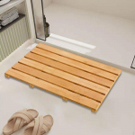 Bambusest vannimatt, libisemiskindel, esiku, pesuruumi, tualeti ja k&ouml;&ouml;gi jaoks. Black