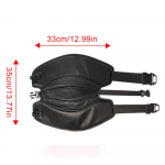 Mootorratta p&otilde;lvekaitsmed PU p&otilde;lvekaitsmed jalasoojendajatele veekindlad paksud pehmed reguleeritavad helkurid talvised jalakatted S