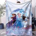 Flanellitekk K&uuml;lmunud Elsa Anna Olaf Multikas Pehme Visketekk Laste Magamistuba Diivan V&auml;ljas Telkimine J&otilde;ulukink S&uuml;nnip&auml;evakink Igap&auml;evane Kasutus 40x50in