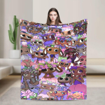 Bassie Dandy'S Maailm Pehme Soe Tekk Telkimiseks Pl&uuml;&uuml;sist Visketekk Koheva Diivani Tooli Flanell Voodikate Diivanvoodi Kate 30x40in gray