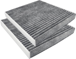 Honda Freed Konditsioneeri Filter GB3/GB5 Vezel Step Wagon Fit GK3/4 CR-Z CR-V Air 2 pieces black