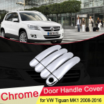 for Volkswagen VW Tiguan 2008 2009 2010 2011 2012 2013 2014 2015 2016 Luxurious Chrome Door Handle Cover Trim Car Accessories Tiguan 2008-2016