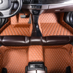 Auto jalapadjad Citroen DS3 2011-2017 auto salongi tarvikud kaitsepadi Kohandatud auto p&otilde;randamatid auto vaip pruun