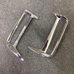 Exterior Styling For Toyota Noah Voxy 2014-2018 Chrome Side Rear Tail Fog Lamp Cover Trim Car Back Fog light Protector