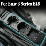 Sobib Bmw 3. seeriale E46 323i 318I 320I 98-06 Auto keskkonsooli joogitopsihoidik pudelihoidik m&uuml;ndialus Black-Storage Box