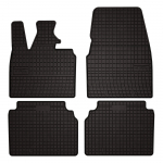 Dywaniki samochodowe gumowe do: BMW I3 L01 hatchback (2013-) - czarne, dopasowane