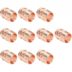 Vask Pressliitmikud 1/2 tolli &Uuml;hendusliitmik Ilma Stopperita Nullpli P x P Torustiku Liitmikud Elamu- ja &Auml;ripindadele 10 tk Pakk Male Adapter 1/2"