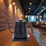 Gooseneck Electric Kettle Sturdy Quick Heating for Brew Tea Pour over Coffee White Black