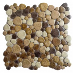 1 tk 30x30cm Keraamilised Kivit&uuml;kkide Mosaiikplaadid Spa Basseinid Kalatiigid Vannitoad Libisemisvastane Kulumiskindel P&otilde;randa Seina Dekoorplaadi Leht 1Piece -30x30cm