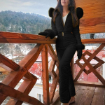 Naiste Mood Vabaaja Paks Lumelauajope V&auml;lispordi T&otilde;mblukuga Suusakost&uuml;&uuml;m XXL must