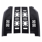 Land Rover Defender 90 110 130 2020-2025 Autode Tagatulede Kate Piduritulede Lai Indikaatorikate Tagatulede Kapotid Kaitsed Liist must
