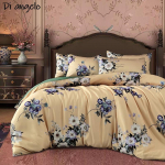 Must Roos Digitr&uuml;kiga 4-osaline Voodipesukomplekt Voodipesu Tekikate Disaineriga Queen King Voodi Luksuslikud Kattekomplektid Pulmakingitus#/ EU Single(135*200cm)3pcs