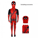 Halloween Deadpooli Cosplay &Uuml;likond Jumpsuit Seljakoti Tarvikud Fantaasiafilmi Tegelase Mask Retuusid M&otilde;&otilde;ga ja Kotiga P&uuml;hade Komplekt 110