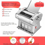 220V V&auml;ike Kodune Makaronimasin T&auml;isautomaatne Roostevabast Terasest Makaronipress Pelmeenitaina Valmistamise Masin 220V