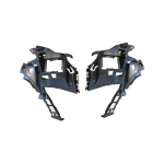 Mercedes-Benz W222 Esip&otilde;rkeraud (Osanumbrid: 2228850965, 2228851065) Inner Support Bracket Variant 2 black