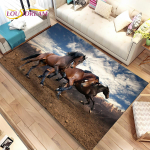 3D Looma Pentium Peen Hobune AlaVaip Suur, Vaip Vaip Elutuppa Magamistuppa Diivani Uksemati Kaunistus, Laste Libisemisvastane P&otilde;randamatt 80x120cm(31x47in)