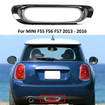 Auto tagumise kaitseraua udutulede liistu kroomkate Mini Cooper F55/F56/F57 2013-2016 jaoks Tagumise udutule riba piduritule raam 51127365737