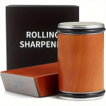 Rullnoa teritaja kahepoolne teemantterituskivi 15- ja 20-kraadise magnetnurgaga rull-teritus k&ouml;&ouml;ginugadele Rolling Sharpener pruun
