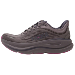 HOKA ONE ONE Bondi 9 Cushioning Abrasion Resistant Breathable Support Lightweight Low top Running Shoes Women's Purple 1162012-BLX 36⅔ gray